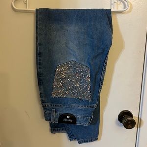 Women’s small blue jeans